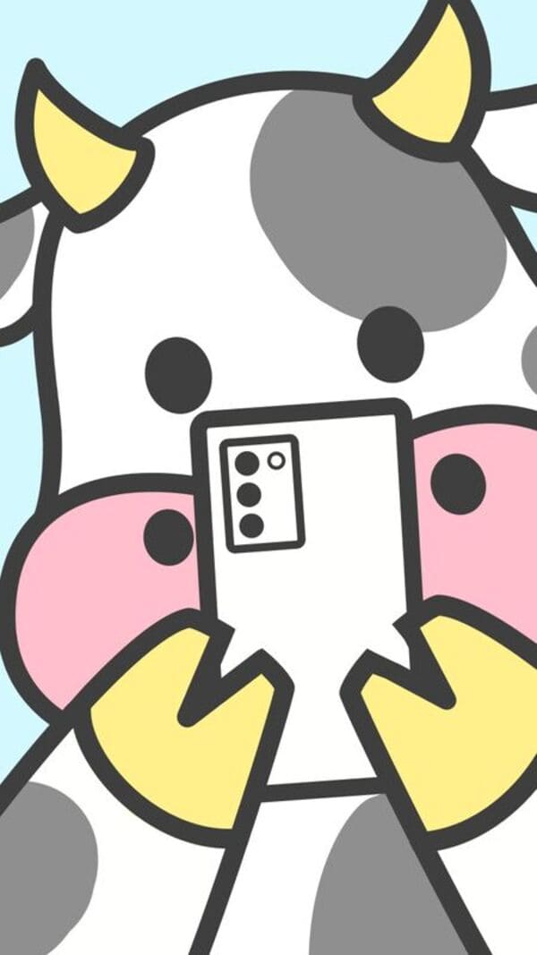 TOP 30+] Hình ảnh nền bò sữa đẹp cute dễ thương cho điện thoại