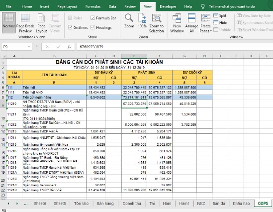 loại bỏ chữ page trong excel