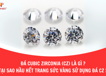 Da Cubic Zirconia CZ la gi Tai sao hau het trang suc vang deu su dung da CZ 1