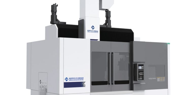 Máy tiện đứng CNC gia công chi tiết cơ khí - ảnh 1
